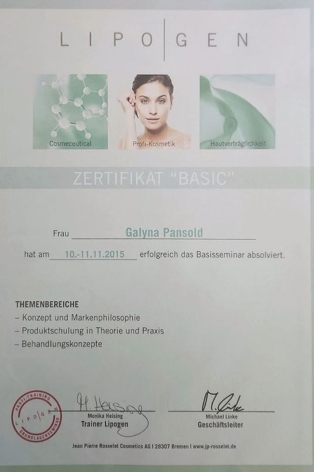 Zertifikat